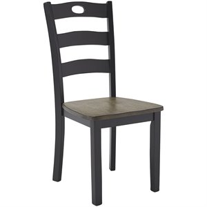 ashley furniture froshburg dining side chair in gray