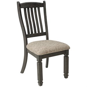 ashley furniture tyler creek dining side chair in gray and brown