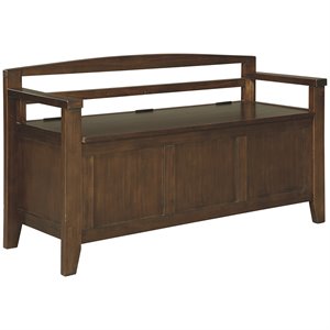 Simpli Home Kingsley Storage Bench In Radicchio Red 3axcot 240 Rrd