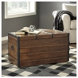 Signature Design by Ashley Kettleby Storage Trunk Coffee Table in Brown