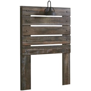 ashley drystan slat panel headboard with sconce