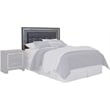 Signature Design by Ashley Lodanna Tufted Full Queen LED Panel Headboard in Gray