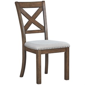 ashley furniture moriville dining side chair in beige