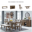 Signature Design by Ashley Moriville Upholstered Dining Bench in Beige