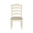 Signature Design by Ashley Realyn Ladderback Dining Side Chair in Chipped White