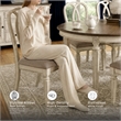 Ashley Furniture Realyn Engineered Wood Dining Side Chair in Chipped White