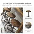 Signature Design by Ashley Torjin Adjustable Counter Stool in Brown and Gray