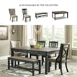 Ashley Tyler Creek Upholstered Dining Side Chair in Gray and Brown