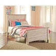 Signature Design by Ashley Willowton Adjustable Full Panel Headboard in White
