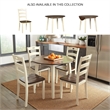 Signature Design by Ashley Woodanville Dining Side Chair in Cream and Brown