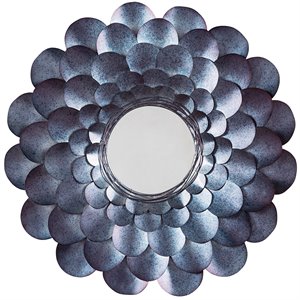 ashley furniture deunoro decorative mirror in blue