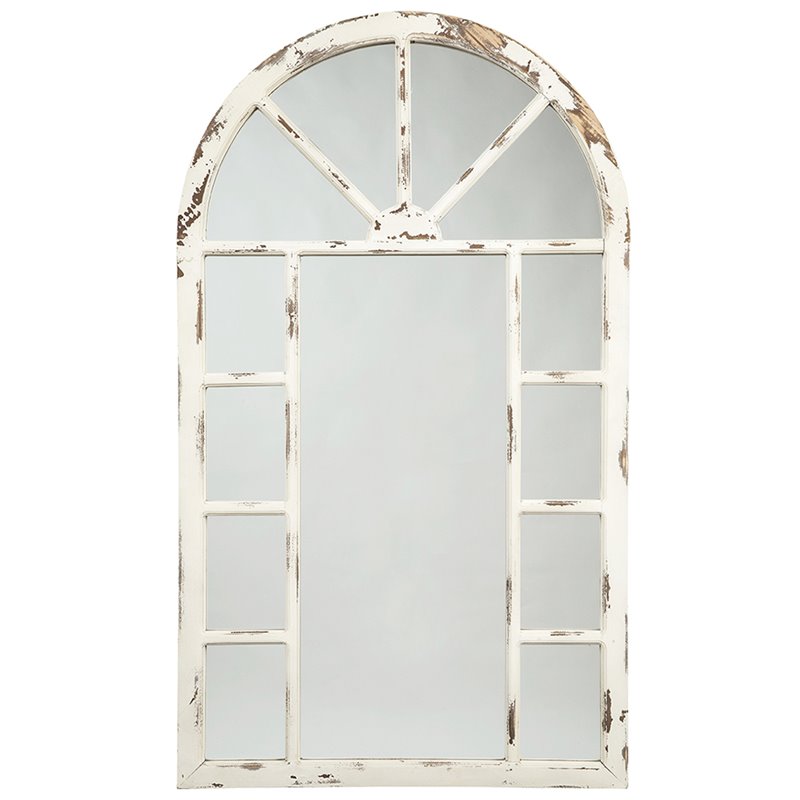 Ashley Furniture Divakar Decorative Mirror in Antique White Cymax