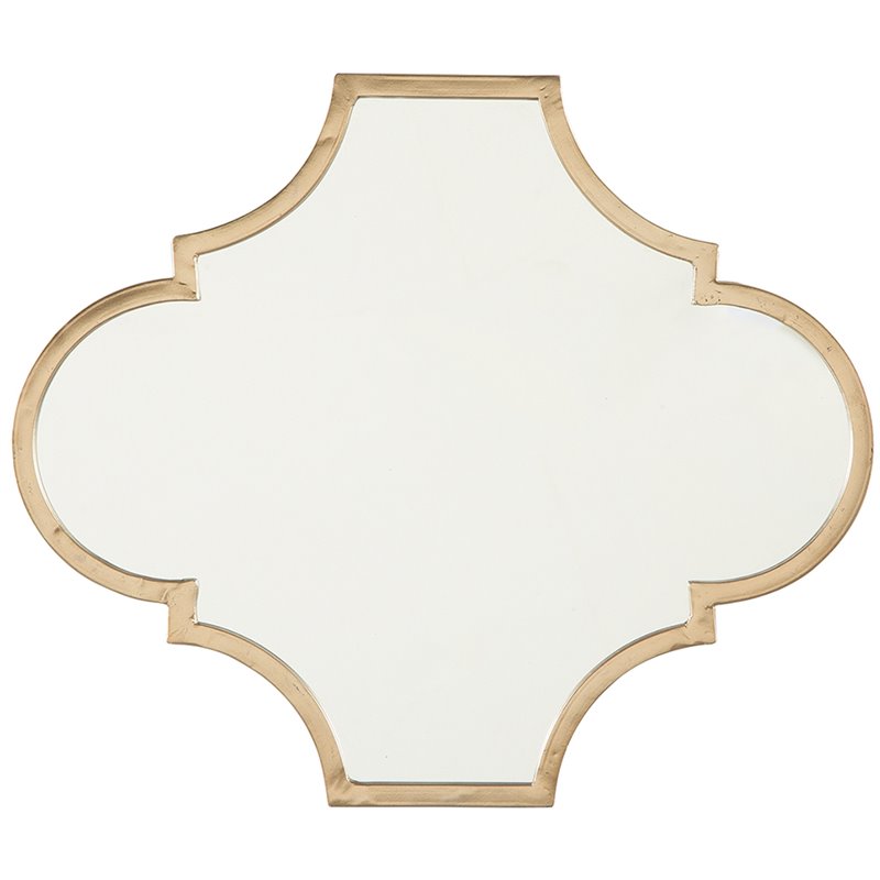 Ashley Furniture Callie Decorative Mirror in Gold