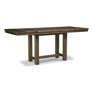 Ashley Moriville Extendable Counter Height Dining Table in Brown