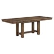 Signature Design by Ashley Moriville Extendable Dining Table in Grayish Brown