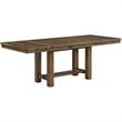 Signature Design by Ashley Moriville Extendable Dining Table in Grayish Brown