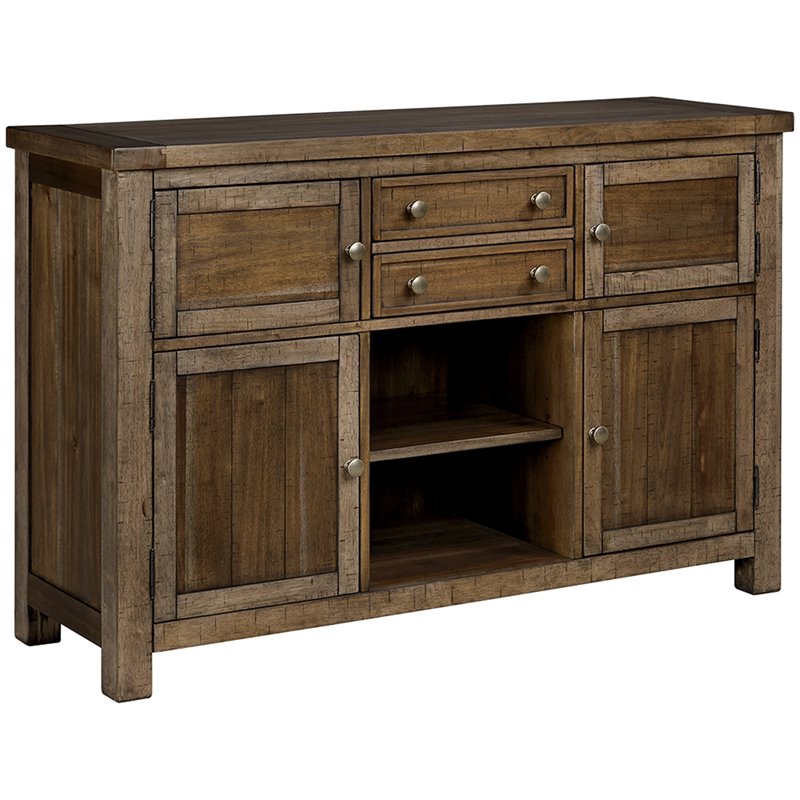 Ashley Furniture Moriville Server in Grayish Brown Cymax Business
