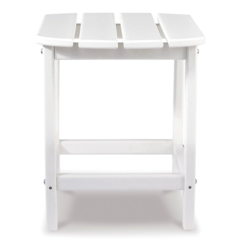 Signature Design by Ashley Sundown Treasure Patio End Table in White
