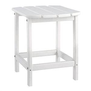 Signature Design by Ashley Sundown Treasure Patio End Table in White