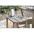 Signature Design by Ashley Sundown Treasure Patio End Table in Grayish Brown