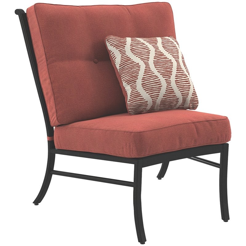 Ashley Furniture Burnella Armless Patio Chair In Burnt Orange P456 846