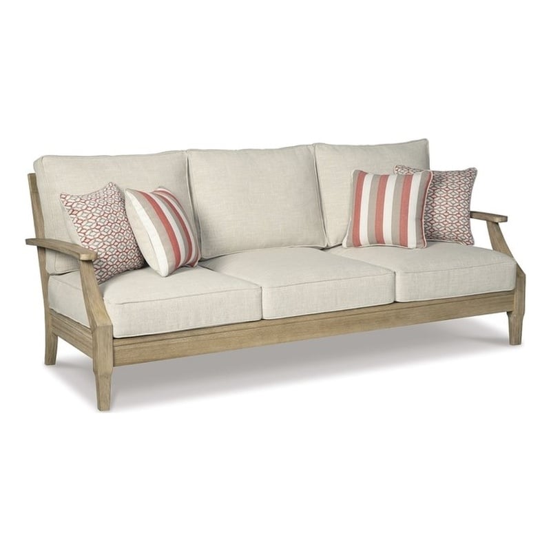 Signature Design by Ashley Clare View Patio Sofa in Beige