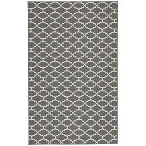 ashley nathanael rug in gray and tan