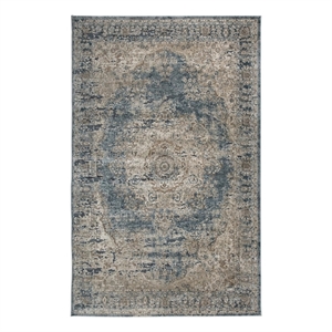 Signature Design by Ashley South 8' x 10' Rug in Blue and Tan