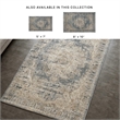 Ashley Furniture South 5' x 7' Rug in Blue and Tan