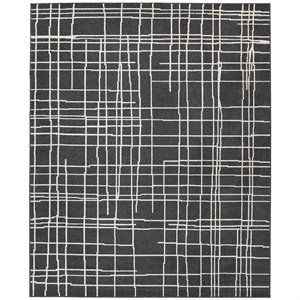 ashley jai rug in black and white