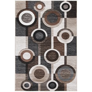 ashley guintte rug in black and brown