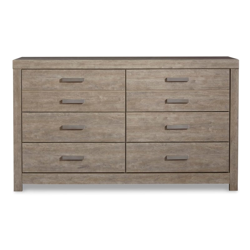 Signature Design by Ashley Culverbach 6 Drawer Double Dresser in Driftwood