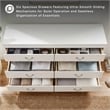 Ashley Furniture Anarasia 6 Drawer Double Dresser in White