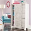 Signature Design by Ashley Paxberry 5-Drawer Door Chest in White Wash