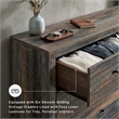 Ashley Furniture Drystan 6 Drawer Dresser in Burnt Orange and Teal