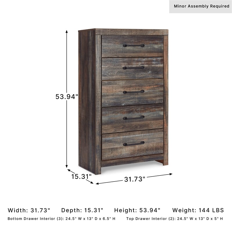 Ashley Furniture Drystan 5 Drawer 32
