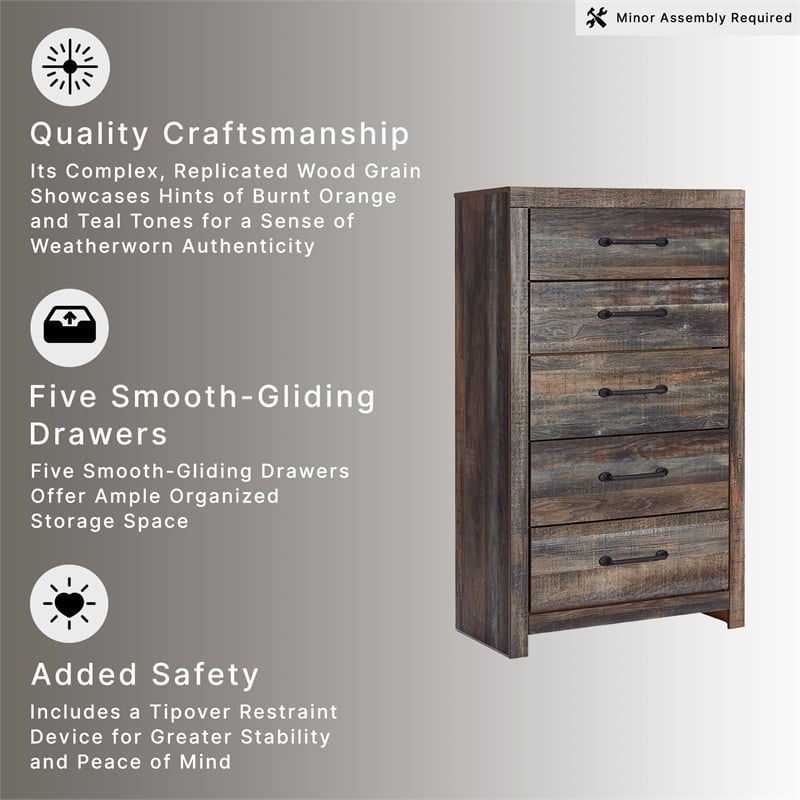 Ashley Furniture Drystan 5 Drawer 32