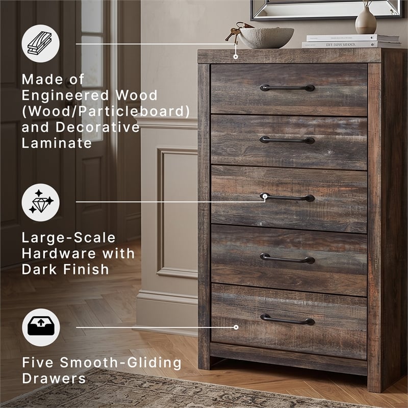 Ashley Furniture Drystan 5 Drawer 32