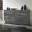 Signature Design by Ashley Baystorm 6 Drawer Double Dresser in Smokey Gray