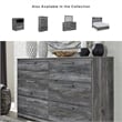 Signature Design by Ashley Baystorm 6 Drawer Double Dresser in Smokey Gray