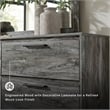 Signature Design by Ashley Baystorm 6 Drawer Double Dresser in Smokey Gray