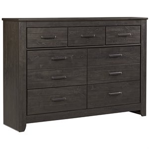 ashley furniture brinxton 7 drawer dresser in charcoal