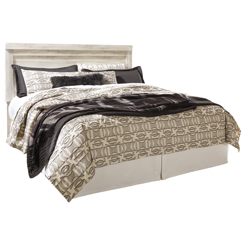 Signature Design by Ashley Bellaby King Panel Headboard in Whitewash