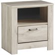 Ashley Furniture Bellaby 1 Drawer Nightstand with USB Ports in White