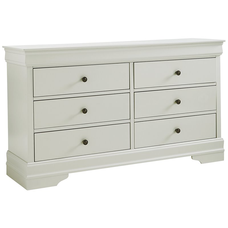 Ashley Furniture Jorstad 6 Drawer Double Dresser in Gray - B378-31