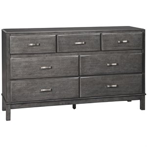 ashley furniture caitbrook 7 drawer dresser in gray