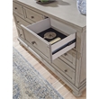Ashley Furniture Lettner 7 Drawer Dresser in Light Gray