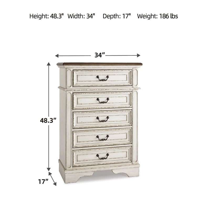 Ashley Realyn 5 Drawer 34
