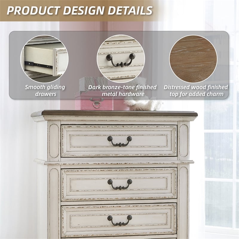Ashley Realyn 5 Drawer 34