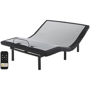 ashley head foot model good adjustable bed with usb ports in black
